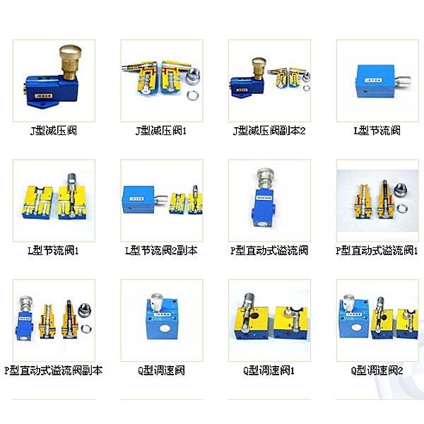 液压传动、液压回路实训拆卸(图1) 液压传动、液压线路尝试拆卸,综合底盘剖解尝试台